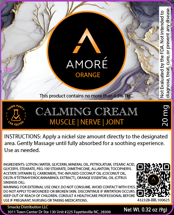 Amoré Orange Calming Creme 10ml- Wholesale III