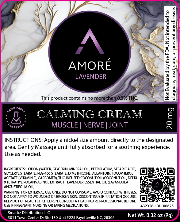 Amoré Lavender Calming Creme 10ml- Wholesale III