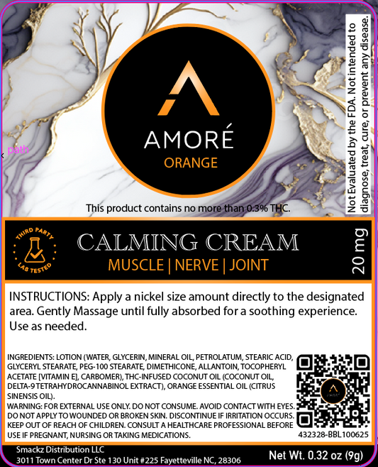 Amoré Orange Calming Creme 10ml- Wholesale II