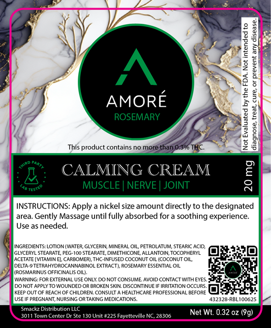 Amoré Rosemary Calming Creme 10ml- Wholesale II
